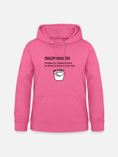 Signature Dish - Frauen Hoodie - Pink
