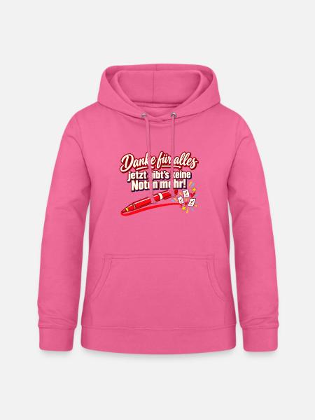 Ruhestand Lehrer Abschiedsgeschenk Danke - Frauen Hoodie - Pink