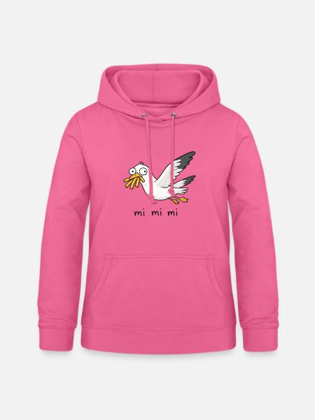 Mi Mi Mi Möwe - Frauen Hoodie - Pink