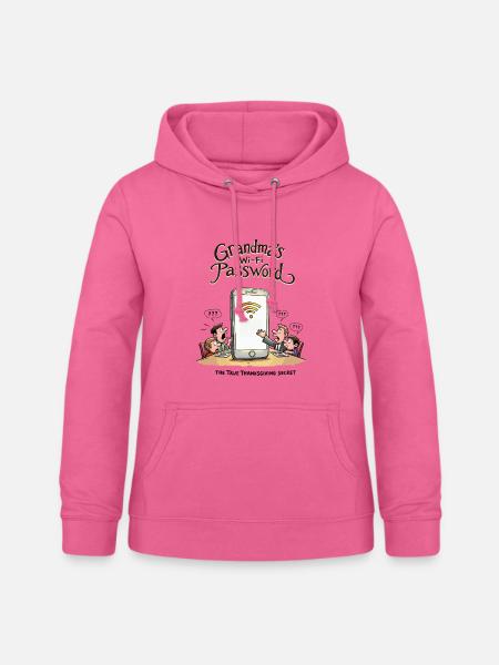 Omas WLAN-Passwort - Frauen Hoodie - Pink