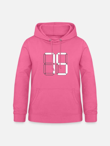 NUMMER 75 Fünfundsiebzig Geschenk Digital - Frauen Hoodie - Pink