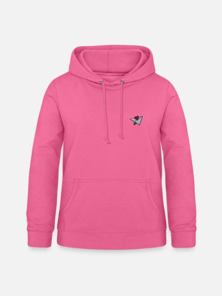 Paper plane - Frauen Hoodie - Pink