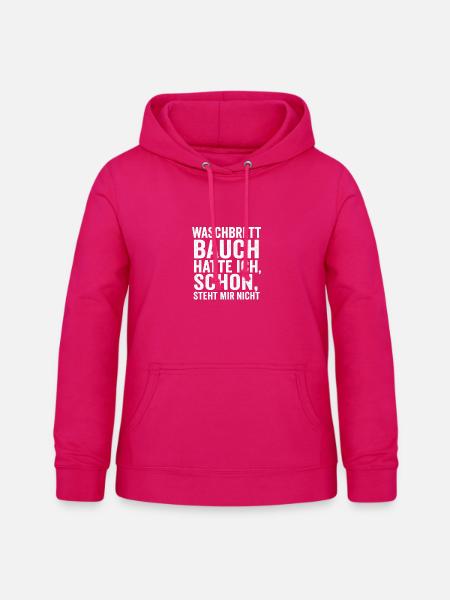 Waschküche Humor Spruch - Frauen Hoodie - dunkles Pink
