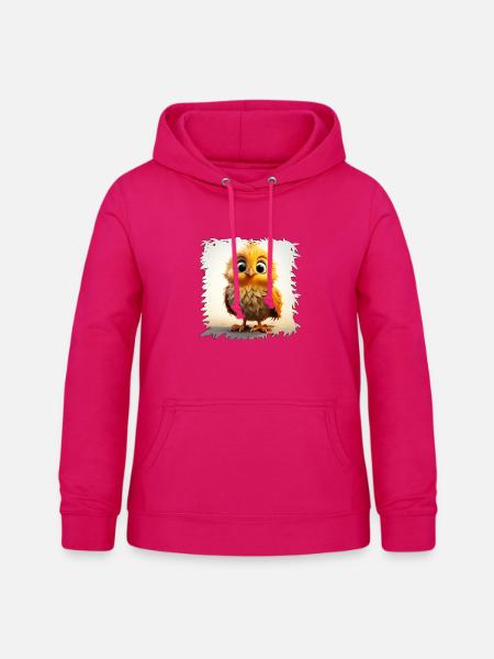 Küken im Morgenlicht Flaumheld - Frauen Hoodie - dunkles Pink