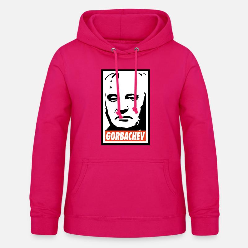 Mikhail Gorbachev - Women's Hoodie - dark pink