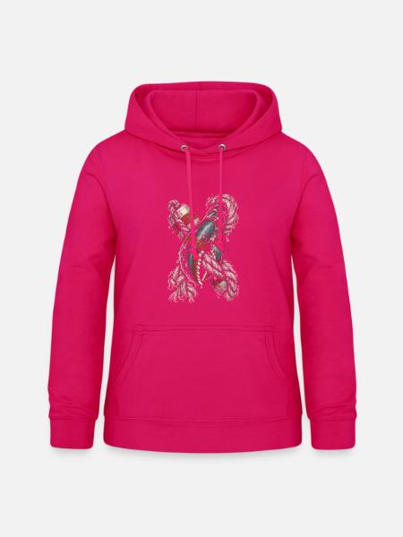 Hummerfänger Hummerfischer - Frauen Hoodie - dunkles Pink