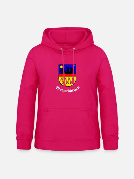 SIebenbürger-Sachsen Wappen "Siebenbürgen" W - Frauen Hoodie - dunkles Pink