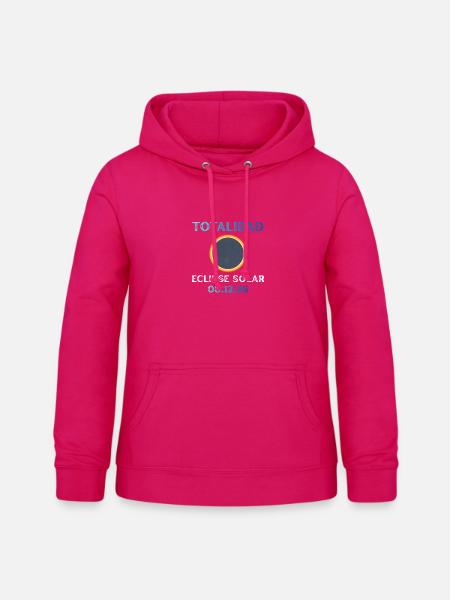 Gesamtheit der Sonnenfinsternis 2026 - Frauen Hoodie - dunkles Pink