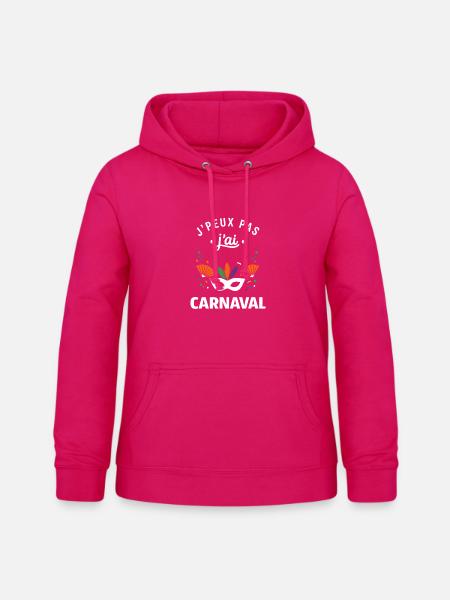 Karneval - Frauen Hoodie - dunkles Pink