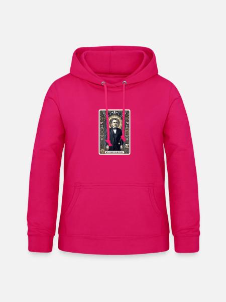 William McKinley Tarotkarte - Frauen Hoodie - dunkles Pink
