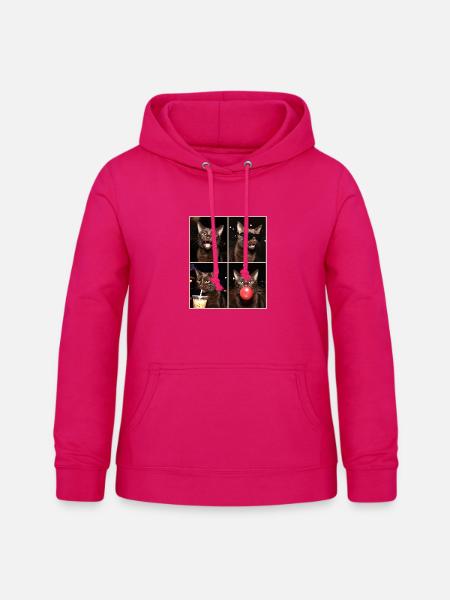 Katzen Havana Katze - Frauen Hoodie - dunkles Pink