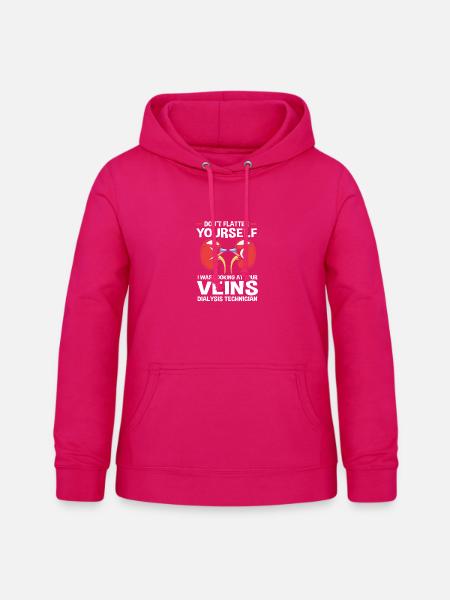 Dialyse-Techniker - Frauen Hoodie - dunkles Pink
