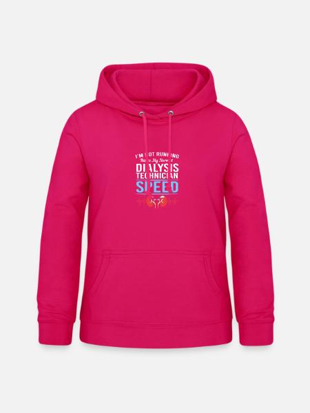Dialyse-Techniker - Frauen Hoodie - dunkles Pink