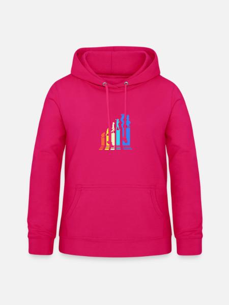 Square Dance - Frauen Hoodie - dunkles Pink