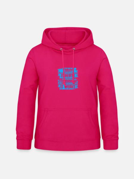 It hurts Physiotherapie Physio Physiotherapeut - Frauen Hoodie - dunkles Pink