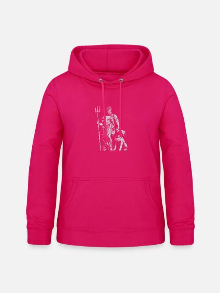 HadesTrident Wächter mit Cerber - Frauen Hoodie - dunkles Pink