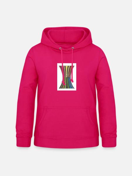 Black_Hole_A5 - Frauen Hoodie - dunkles Pink