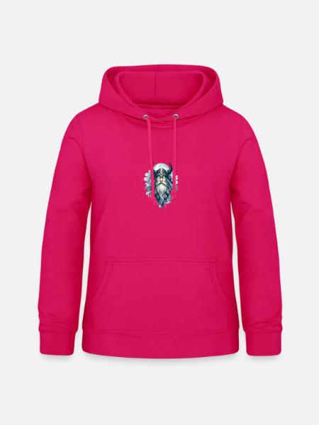 Eisvater Runenhelm - Frauen Hoodie - dunkles Pink