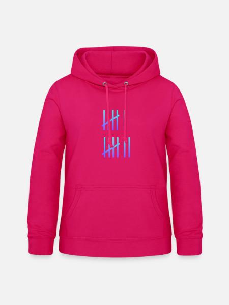 SIX SEVEN Meme - Frauen Hoodie - dunkles Pink