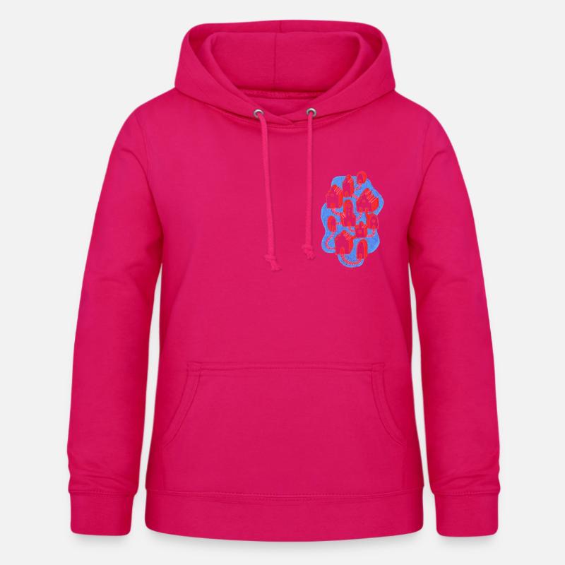 Maison douce maison # 1 - Sweat à capuche Femme - rubis