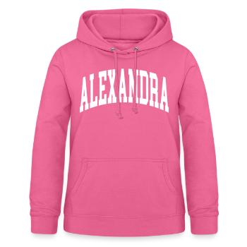 Alexandra - Frauen Hoodie - Pink - Vorne - AI Model Female 172 light (172cm)