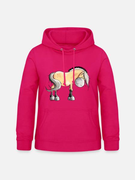 Drolliger Norweger - Frauen Hoodie - dunkles Pink