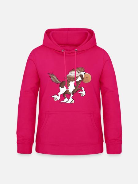 Lustiger Isländer - Islandpferd - Isi - Frauen Hoodie - dunkles Pink
