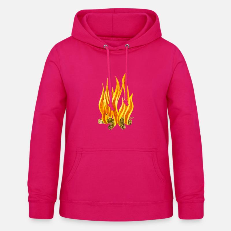 Fire - Women's Hoodie - dark pink
