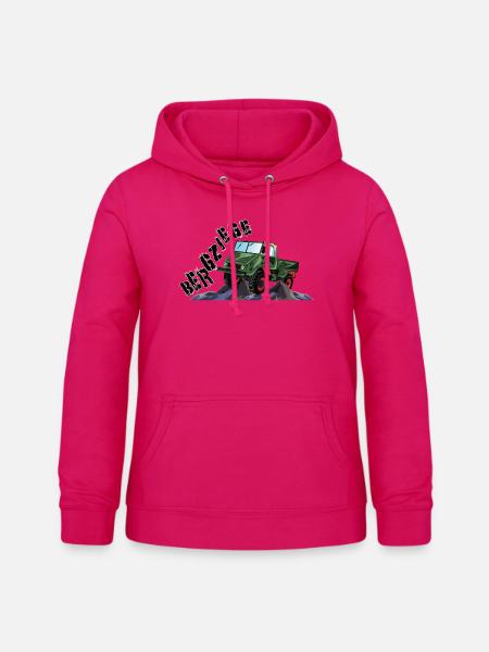 Bergziege - Unimog - Offroad - Oldtimer - Frauen Hoodie - dunkles Pink