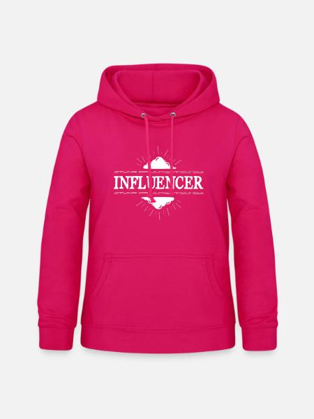 Influencer Beruf - Frauen Hoodie - dunkles Pink