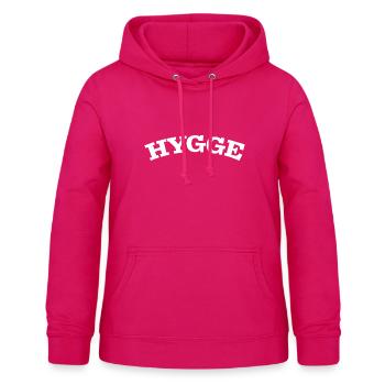 Hygge Scandinavian Lifestyle - Frauen Hoodie - dunkles Pink - Vorne - AI Model Female 172 light (172cm)