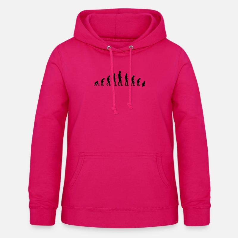 Cats evolution - Women's Hoodie - dark pink