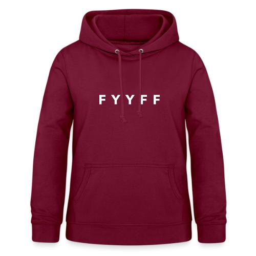 FYYFF Code White - Bluza damska z kapturem