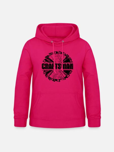 Handwerker Handwerk - Frauen Hoodie - dunkles Pink