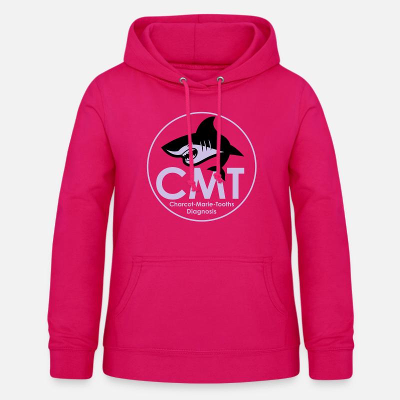 CMT LOGO - Sweat à capuche Femme - rubis