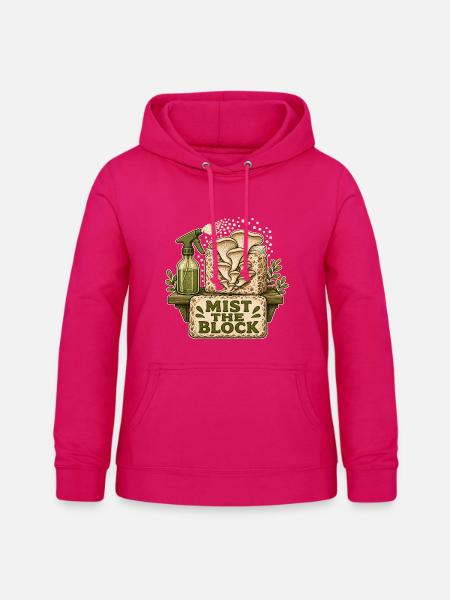 MIST THE BLOCK - Frauen Hoodie - dunkles Pink