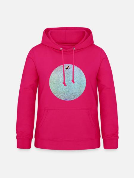Skater - Frauen Hoodie - dunkles Pink