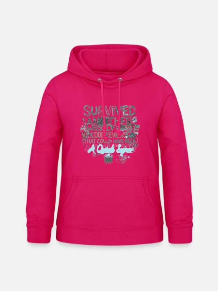 Überstanden: Noch eine Code-Review-Woche - Frauen Hoodie - dunkles Pink