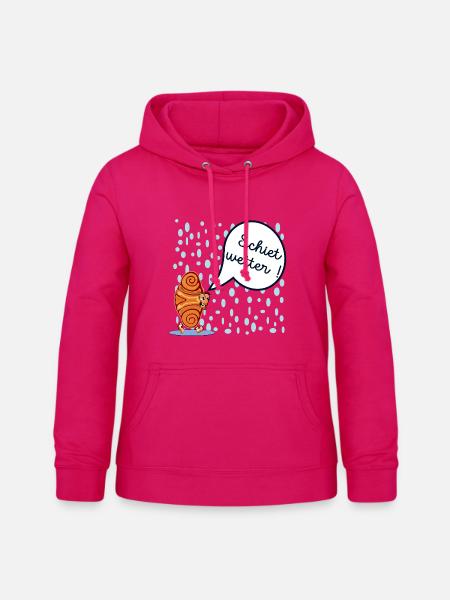 SCHIETWETTER HAMBURG - Frauen Hoodie - dunkles Pink