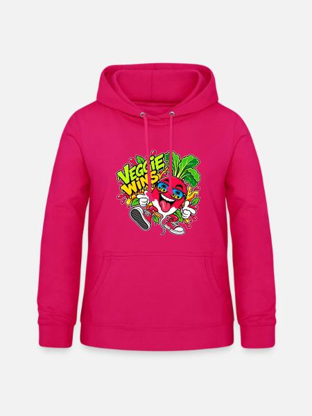 Cooles Radieschen - Frauen Hoodie - dunkles Pink