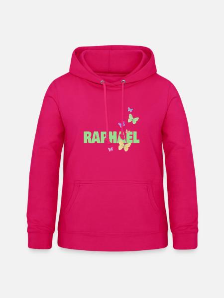 Raphael - Frauen Hoodie - dunkles Pink