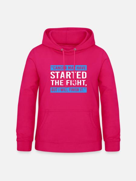 Darm Krebs Dickdarm - Frauen Hoodie - dunkles Pink