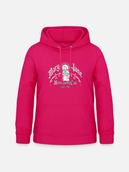 MaryJane Homöopathieclub - Frauen Hoodie - dunkles Pink
