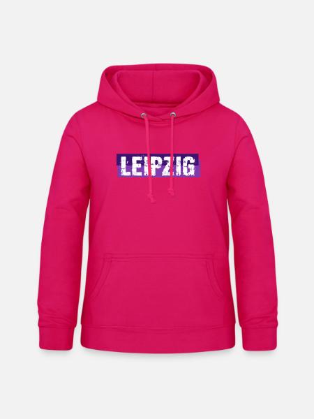 Leipzig - Banner - Deutschland - Germany - Frauen Hoodie - dunkles Pink