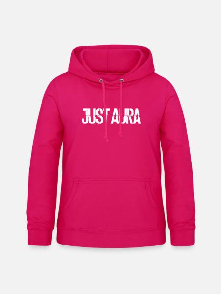 Just Aura Positive Energie Spiritualität - Frauen Hoodie - dunkles Pink