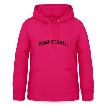 Équipe de basket-ball - Sweat à capuche Femme - rubis - Devant - AI Model Female 172 light (172cm)