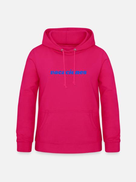 vacaciones - Frauen Hoodie - dunkles Pink
