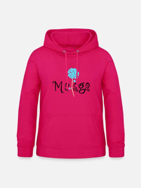 Malaga Biznaga - Frauen Hoodie - dunkles Pink