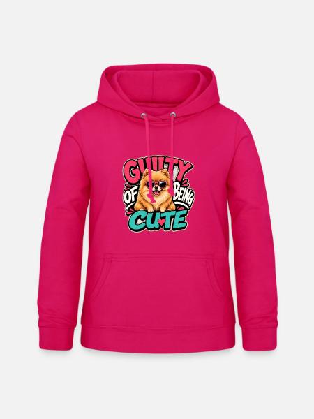 Pommern - Frauen Hoodie - dunkles Pink