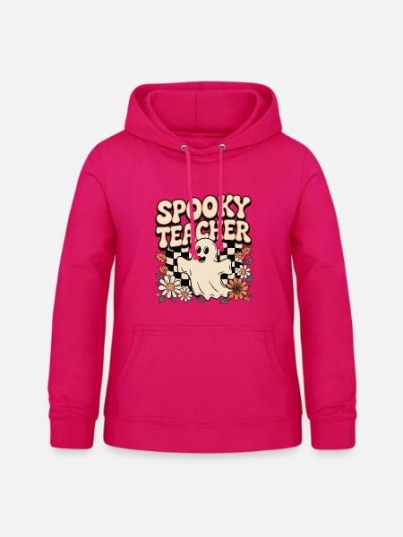 Spooky Lehrer Halloween Dessin - Frauen Hoodie - dunkles Pink